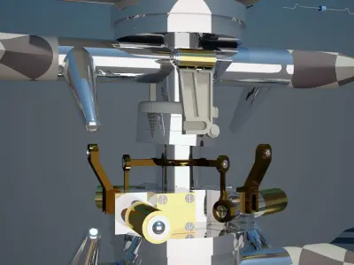 Mars Helicopter Ingenuity 3D model