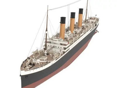Steam Liner 3D model
