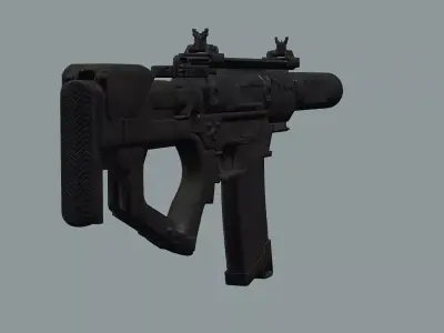VHS2 Assault Compact Assault Rifle Low-Poly 3D Model Low-poly 3D model purchase