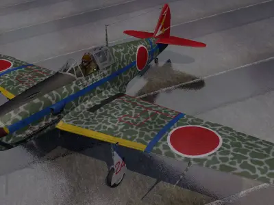 Kawasaki Ki-61 Hien - aka Tony 3D model