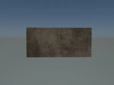 concrete wall Free low-poly 3D model
