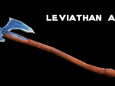 Leviathan Axe Low-poly 3D model