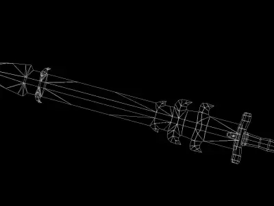 Sword Low-poly 3D model