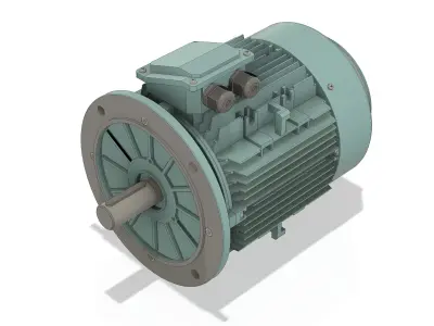 3 Phase AC induction motors - Frame size 132S 3D model