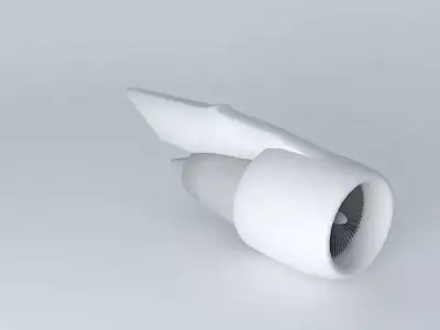 Pratt 26 Whitney JT9D 7R4G2 Free 3D model