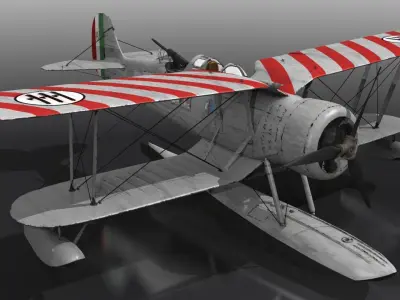 RO43 on board POLA Low-poly 3D model