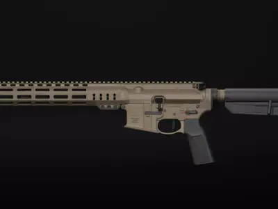 SOLGW Mk1 CAR Low-poly 3D model