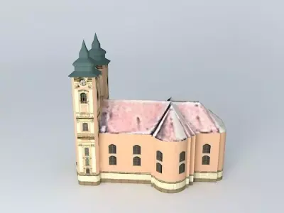 Minorite Church Eger Hungary 3D model