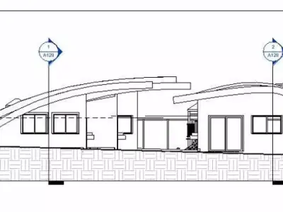climate building complete revit project 3D model 02 3D model