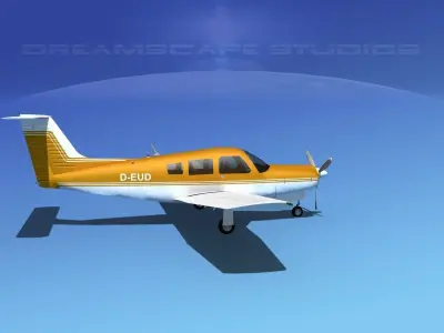 Piper PA-28R-201 Arrow III V10 3D model