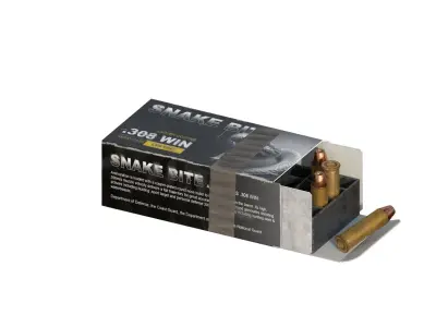 ammunition box Low-poly 3D model