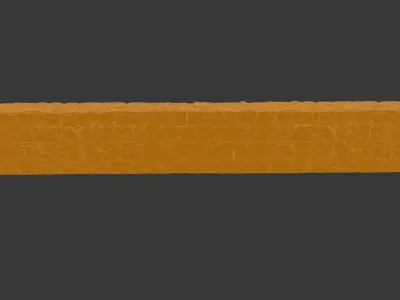 Light Stone Wall Scan Low-poly 3D model