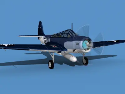 Douglas TBD-1 Devestator V16 3D model
