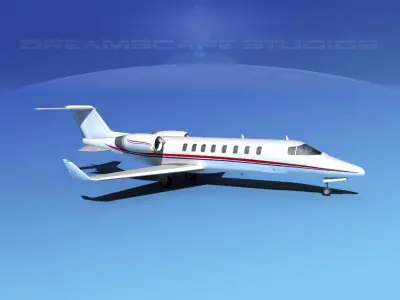 LearJet 45 V10 3D model