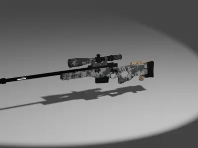Sniper gun 3D model