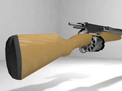 Revolver - Shortgun Type 1 3D model