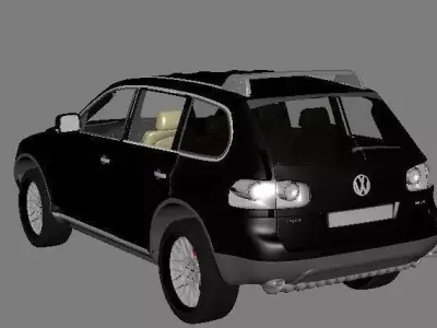 volkswagen toureg suv Free 3D model