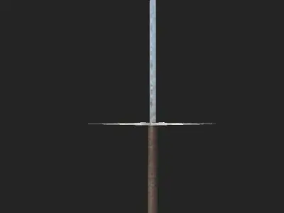 Free Low-Poly Rapier Free low-poly 3D model