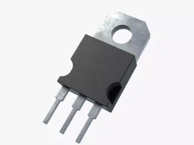 2K PBR Textured Transistor model 2 3D model