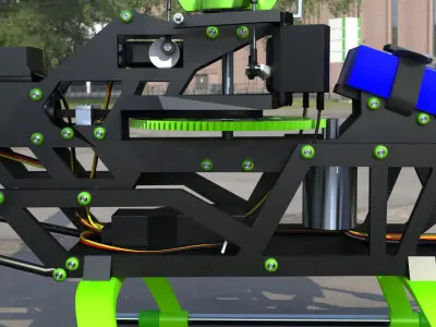 Remote Control Aerobatic Helicopter 3D model