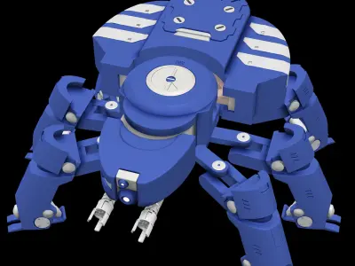 Ghost in the Shell Tachikoma Military Spider Tank 3D model