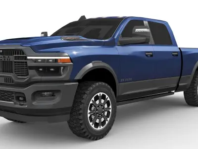 RAM Heavy Duty 2025 Low-poly 3D model