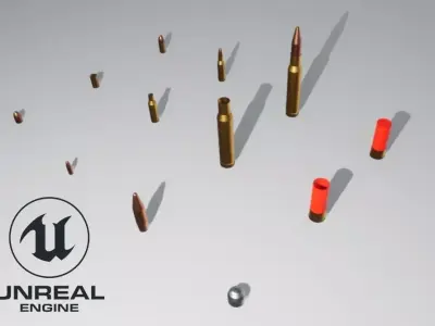 Ammo pack Free low-poly 3D model