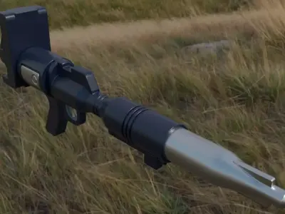 Optimus Prime G1 Gun Low-poly 3D model