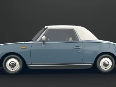 Nissan Figaro 1991 Free 3D model