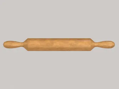 Rolling pin Free low-poly 3D model
