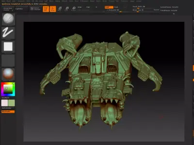 PLAGUE VOLTURE -  28mm size 3D print model
