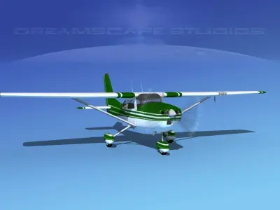 Cessna 172 Skyhawk 1967 V04 3D model