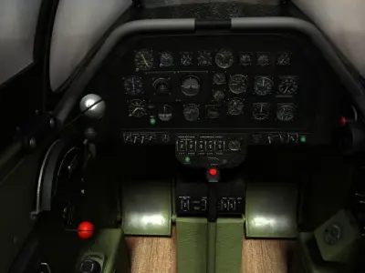 P-51D Fighter 3D model