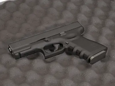 Glock G19 9mm Pistol 3D model