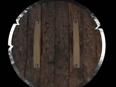 Viking style shield Free 3D model