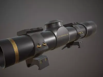 FX II Short Range Scope Free low-poly 3D model