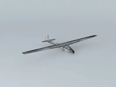 Schleicher K7 Rhoenadler 3D model