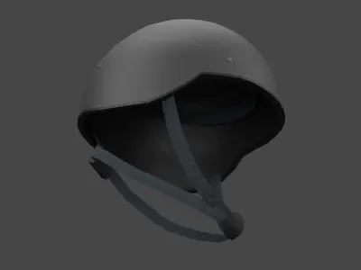 Ballistic Helmet Free low-poly 3D model