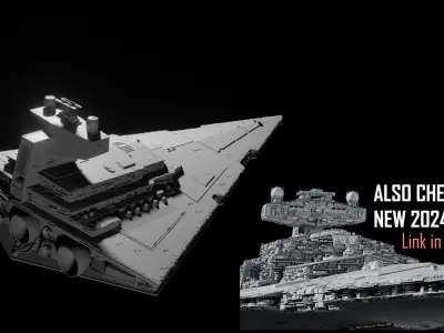 Tector Class Star Destroyer - Star Wars 3D model