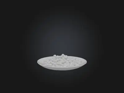 Fish Food Low-poly 3D model