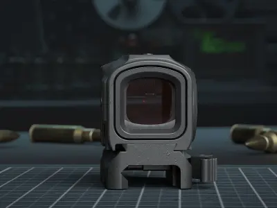 Aimpoint ACRO Default - Replica GameReady Low-poly 3D model