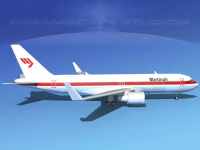 Boeing 767-300 Martinair 3D model