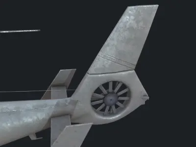 Harbin Z-9 Low-poly 3D model