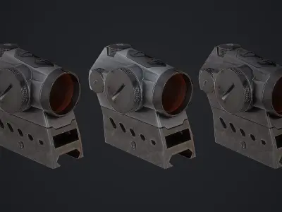 RDS Sig Sauer Romeo 4 Low-poly 3D model