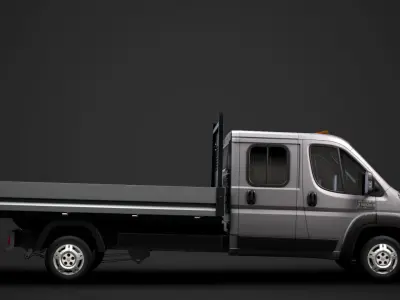 Ram Promaster Cargo Crew Cab Truck 2020 3D model