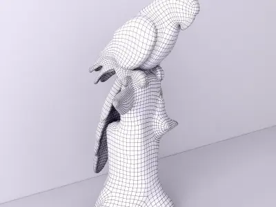 Ceramic Parrot 3D model