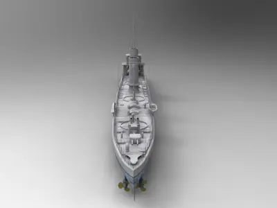 The Sultanhisar Torpedo Boat 3D model