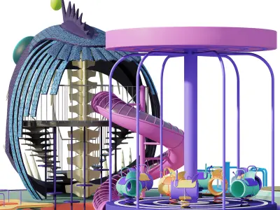 The Ultimate Abyss Playground Low-poly 3D model