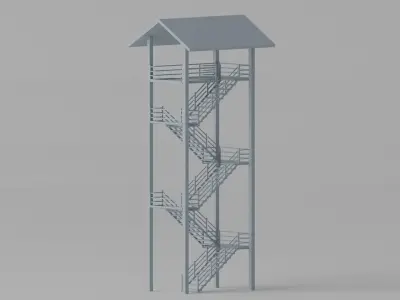 Observation Tower 3D model