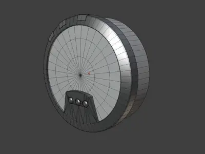 Blitz Racing Meter DC Gauges 3D model